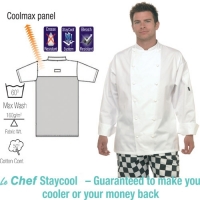 Long Sleeve Staycool Chef's Jacket