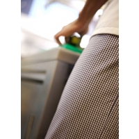 Button Fly Cotton Chefs Trousers