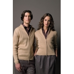 Cardigan - Mens Full Zip Rib Knit