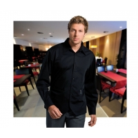 Mens Long Sleeve Bar Waistcoat Shirt