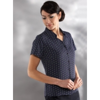 Ladies Short Sleeve 'Diamond' Design Shirt