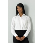 Ladies Concealed front Long Sleeve Blouse