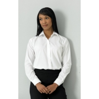 Ladies Concealed front Long Sleeve Blouse