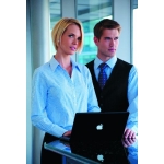 Mens Easy Care Striped Long sleeve shirt