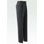 Flat Front Striped Dress Trousers