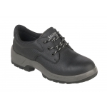 Safety shoe with steel midsole