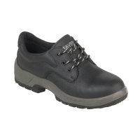Safety shoe with steel midsole