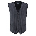 Patterned morning stripe male  waistcoat