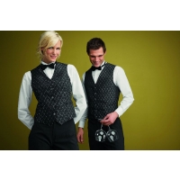 Patterned  silver diamond  male waistcoat