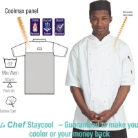 Short Sleeve Staycool Chef's Jacket