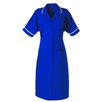 Square Collar Housekeeping Dress
