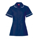 Navy round collar tunic