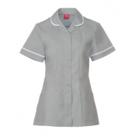 Smoke grey round collar tunic