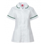 White round neck tunic & bottle trim