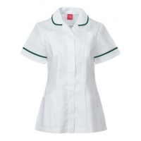 White round neck tunic & bottle trim