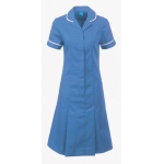 Hospital blue round collar dress