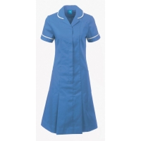 Hospital blue round collar dress