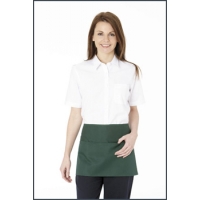 Short apron with 3 pockets