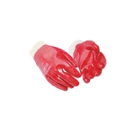 PVC Knitted cuff glove