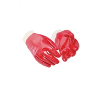 PVC Knitted cuff glove