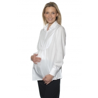 Long sleeve maternity blouse