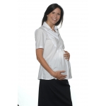 Navy corporate maternity skirt