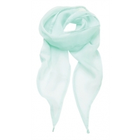 Aqua Blue Chiffon Scarf