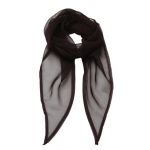Brown Chiffon Scarf