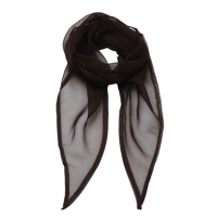 Brown Chiffon Scarf