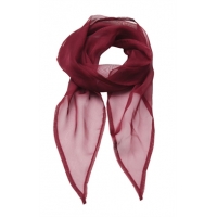 Burgundy Chiffon Scarf