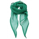 Emerald Green Chiffon Scarf
