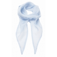 Light Blue Chiffon Scarf
