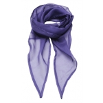 Purple  Chiffon Scarf