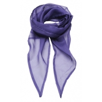 Purple  Chiffon Scarf