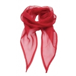 Red  Chiffon Scarf