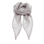 Silver Chiffon Scarf