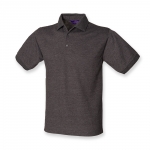 CHARCOAL Unisex Henbury Polo shirt