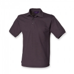 DARK GREY Unisex Henbury Polo shirt