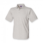 HEATHER GREY Unisex Henbury Polo shirt
