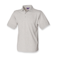 HEATHER GREY Unisex Henbury Polo shirt
