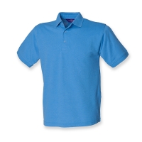 MID BLUE Unisex Henbury Polo shirt