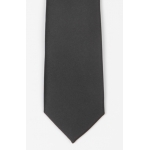 Black Skinny 5cm satin tie