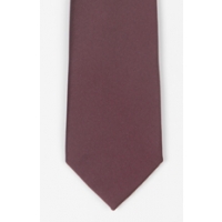 Wine Skinny 5cm satin tie