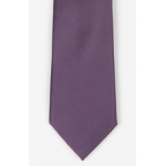 Purple Skinny 5cm satin tie
