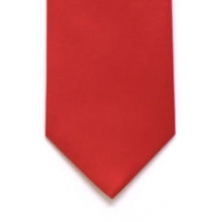 RED 8cm satin tie