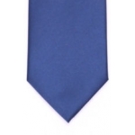 BLUE 8cm satin tie