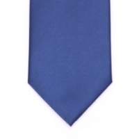 BLUE 8cm satin tie