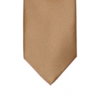 BEIGE 8cm satin tie