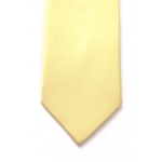 YELLOW 8cm satin tie