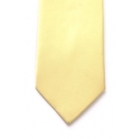 YELLOW 8cm satin tie